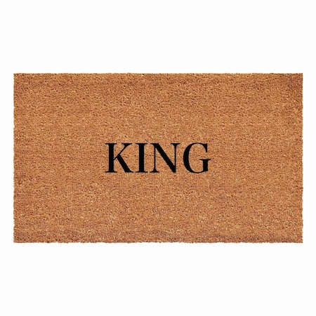 Calloway Mills Personalized Door Mat, Black, Natural, 24 in W x 36 in L 111382436